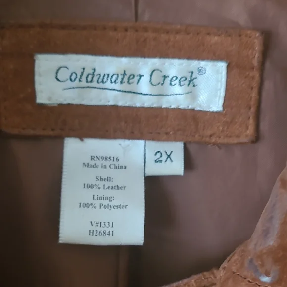 Coldwater Creek Tan Suede Jacket - Picture 2 of 3